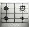 Indesit THP 642 W/IX/I 1 - Piano Cottura 4 Fuochi Gas 58 cm Inox