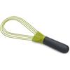 Joseph Joseph Twist Whisk- 2 in 1 - frusta piatta e a palloncino - Adatto per pentole antiaderenti, Silicone, Grigio / Verde