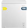 Cecotec Congelatore Orizzontale 198L Bolero CoolMarket Chest 198M White D. Cestello con Maniglie, Controllo Meccanico LED, UltraContact D-Cool, Dual Function, Porta ZeroG (80º-30º), Fast Freezing