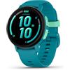 Garmin Bounce 2, Smartwatch per bambini con chiamate e SMS, Tracciamento della posizione in tempo reale, App per lo sport integrate, Autonomia fino a 2 giorni (Aqua)