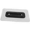 Alipis SUP Paddle Board Piastra Base Bianco in PVC, Adattatore per Pinna per Tavola Gonfiabile, Ricambio con Resistenza alla Corrosione e Compatibilità Ampia per Sport Acquatici