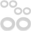 Toddmomy Materiale ABS e Silicone 6 Pezzi Guarnizione in Silicone Ricambio Facile da Sostituire, Compatibilità per Tappo di Scarico Refrigeratore Commerciale per Viaggi Lunghi e Feste