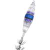 Drawup LED Squid Fishing Lure 10cm impermeabile ABS gancio (blu con ganci)