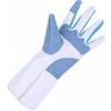 CoudarTitie Guanto da Scherma Guanto Protettivo Guanto Antiscivolo Guanto Allenamento Guanto Sportivo in Maglia con Rinforzo in Pu per Resistere All Abrasione E, S, Mano Sinistra