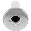 Luxshiny Uscita Scarico Yacht 3/4 Pollici, Accessorio Barca in Acciaio Inox | Connettore Bianco in Abs, Installazione Facile, per Yacht e Natanti, Design Elegante, Uso Versatile
