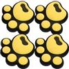 NESTINGHO Adesivi Antiscivolo Snowboard 4 Pezzi in Silicone Giallo