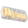 ZWWAAZHF Pre Cut Fly Tying Foam Bodies 18 Pezzi EVA Set per Dry | Schiuma a cellule chiuse per pescatori e livelli a casa