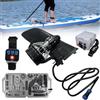 Generico Pinna elettrica for tavola da surf 24V con orologio di controllo, 4-6 Km/h | Tavola da surf elettrica con propulsore con telecomando, velocità regolabile, velocità e direzione precise