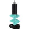 Mealoodiousmusea Trapano da ghiaccio a coclea per pesca su ghiaccio per fiumi pesca invernale forniture all'aperto 50 cm blu 50 cm