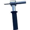 Mealoodiousmusea Adattatore per trapano a coclea per ghiaccio per esterni, cucito, pesca notturna, diametro 1,8 cm, nero e argento