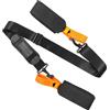 TQUXNGA Multiuso Slitte Da Sci Tracolla Mani Libere Trasporto per Sci Snowboard Cinghia EVA Regolabile Attrezzature Outdoor Snowboard Carriers