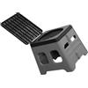 VILLCASE Toilette Portatile da Campeggio Pieghevole per Viaggio in Pp | Può essere Usata come Sgabello o Bidone, Design Richiudibile, Include Sacchetto in Plastica