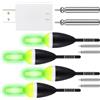 Generic Galleggiante fluorescente con batteria e caricabatterie