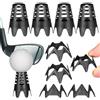 BESTOMZ 10 tee da golf e supporto per palline da golf, in plastica robusta, per simulatore di golf e driving, tees invernali professionali per allenamento interno ed esterno