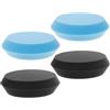 ibasenice 4 Pezzi Tamponi Abrasivi per Palle da Bowling, Pad per Pulizia e Lucidatura in Spugna, Riutilizzabili, Design Compatto, Rimozione Efficiente delle Macchie, per Palle da Bowling