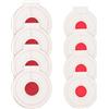 Uonlytech Bersaglio 8 Pezzi in Microfibra a Tre Strati per Arco e Frecce | Allenamento Indoor e Tiro, Portatile, Appeso, Facile da Riporre, per Frecce e Archi