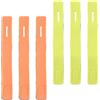 Lurrose 6 Pezzi Cinghia Elastica per Canne da Pesca in Neoprene e Nailon, Fascia Protettiva ad Alta Elasticità Installazione Facile, per Canne Spinning e Viaggi di Pesca Outdoor