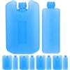 DIYEAH Ice Packs for Cooling Machine, Ice Packs for Lunch, 10 Pezzi, PE, Blu, Easy refreezing, per Car Camping e Portable workspaces