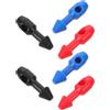 NUOBESTY 6 Pezzi Inserto in Plastico per Tubo in Gomma da Pesca Subacquea, Accessorio Stabile e Resistente per Pesca Subacquea e Cattura Pesci Vicino a Barriere Coralline