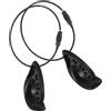 Luxshiny 2 Pezzi Clip per Disco Sportivo Portatile, Fissaggio Esterno, Nero | Supporto Resistente ai Graffi, Plastica e Metallo, per Trasporto Quotidiano e Uso All'aperto