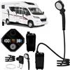 Generico Doccia Campeggio Pompa Campeggio Ricaricabile 3 Modi Spray Impermeabile | Doccia Da Viaggio Con Display LED Per Esterni, Camper, Viaggi, Camping, Lavaggio Auto, Animali