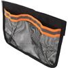 SAFIGLE Borsa per Racchette da Ping Pong Sospesa, Oxford Nero 25x18x0,2cm, Compatta e Pratica, con Tasche Dedicate e Divisori, per Racchette e Palline, Organizzatore Sotto Tavolo per Sala