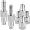 AUTSUPPL Adattatore Pompa Olio Ingranaggi per Motori Fuoribordo, Kit, Lega di Alluminio e Gomma, 3/8-16, 8mm e 10mm, Argento, Manutenzione Motori Nautici, Professionisti e Fai-da-Te