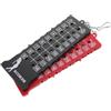 Sosoport 2 Pezzi Contatore Colpi Golf 18 Buche in ABS con Portachiavi e