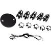 Generic Tee da Golf con Base a Tether per Tappeti | Design anti-smarrimento, robusto materiale ABS, compatibile con il golf indoor