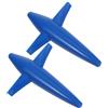 Hemobllo Blu Esca da Traina 2 Pezzi a Forma di Volatile | Pp, Forma Aeroplano e Volatile, Precisione di Lancio, Movimento Realistico, per Traina e Pesca di Mare