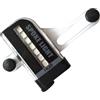 Vaguelly Luce LED per Raggi Bici 14 LED, Ruota a Doppia Faccia | 30 Pattern a Colori, Struttura in Abs Nero, 1 Batteria Aaa Esclusa e Due Dadi in Plastica