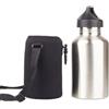 Alasum 3 Pezzi Borraccia Termica in Acciaio Inossidabile 2000ml Capacità Grande, Facile da Trasportare, per Sport All'aperto e Picnic
