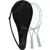 Generico Borsa per racchetta per badminton - borsa da trasporto della racchetta da 70x30 cm con cinturino per maniglia, zaino a spalla singola Racquet regolabile
