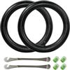 Veruydita Camera d'aria bicicletta 16 pollici - Set Premium 16 x 1,75-2,125 (47/62-305) con valvola Schrader 32 mm - Kit completo di 2 camere d'aria per bicicletta Bambino, tragica, passeggino, rimorchio