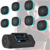 Generic Kit di allenamento per la velocità di reazione, macchina da boxe musicale intelligente con Bluetooth e telecomando, 10 modalità, attrezzatura fitness da appendere, LED elettronica, migliora l'agilità