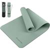 Gruper Tappetino da yoga antiscivolo, 182 x 61 x 0,61 cm, anti-strappo, con tracolla e borsa, tappetini da yoga Pro in TPE per donne, tappetini da allenamento per casa, pilates ed esercizi a pavimento