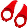 NESTINGHO Impugnature Manubrio Bici Appoggio Pollice 1 Paio PC Rosso | Design Ergonomico, Facili da Trasportare, per Ciclismo Accessori e Manopole per Bicicletta