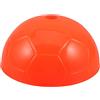 MOBUTOFU Base Stabile per Pali di Agilità in ABS Arancione Riempimento ad Acqua per Attrezzatura da Allenamento Calcio per Scuole e Club