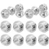 VOSAREA 16 Pezzi Distanziatore Cuscinetto in Alluminio 8mm per Ruote | Riduce Gioco Assiale, Leggero e Resistente All'usura, Colore Argento, per Ricambi Monopattino Elettrico