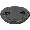 Astibym Piastra di Coperta per Barca, Coperchio per Portello di Ispezione | Plastica ABS, Uso Antimarino, Antiscivolo, Guarnizione in Gomma, compatibilità con la Barca, Accessorio Marino, Coperchio