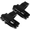 WRITWAA 2 Pezzi Clip per Tubo da Immersione Subacquea, Supporto per Tubo da Immersione, Pom Nero, Connessione Sicura, Compatto e Leggero, per Maschera e Boccaglio, Viaggi e attività