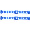 Genérico Contatore punteggio hockey da tavolo - Indicatore da tavolo da calcio balilla da 2 pezzi | PP 18x2x1,1 cm 7,09x0,79x0,43 pollici strumento di punteggio di calcio 10 numeri segnapunti per ju
