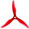 WSCONPKPJ Universale 2 paia/4 pezzi 5,1 pollici eliche pieghevoli a 3 pale per freestyle lunga distanza Droni (rosso)