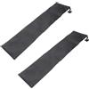 ULTECHNOVO 2 Pezzi Borsa Portaoggetti per Aste Tenda 45cm in 210t Nero