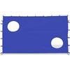 Fengshui Porta da calcio, 240 x 92 x 150 cm, in acciaio, rete in poliestere | Resistente alle intemperie, impermeabile, include ganci di fissaggio al pavimento, per giochi all'aperto