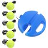 VALICLUD Allenatore di Rimbalzo Tennis con Base Zavorrata e Corda Elastica