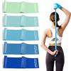 JAKKOFOXX 5 fasce di resistenza per allenamento, senza lattice, per fisioterapia, set di fasce per stretching, adatte per riabilitazione, yoga, pilates, palestra a casa