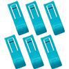 Generic Clip per pinne per spartiacque da surf, 6 clip con fibbia staccabile, clip per pinna per tavola, fibbia di ricambio per pinne per tavola da surf, chiusura per pinna per spartiacque per fibbia