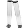 COLLBATH Tubo per Palline da Golf, Golf Storage Case Trasparente con Coperchio, 2 Pezzi, Contenitore in Plastica per Driving Range e Golf Course