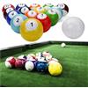 Generic Set di 16 palline da biliardo da calcio, in pelle PU, per giochi gonfiabili, per giochi da biliardo per giardino, cortile, prato e giochi di feste